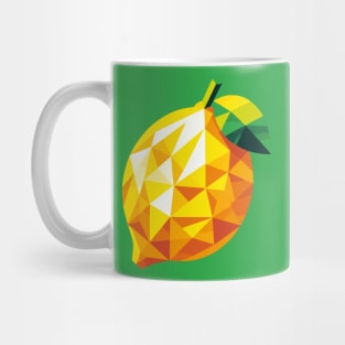 Abstract Geometric Lemon - Vivid Color Design Mug